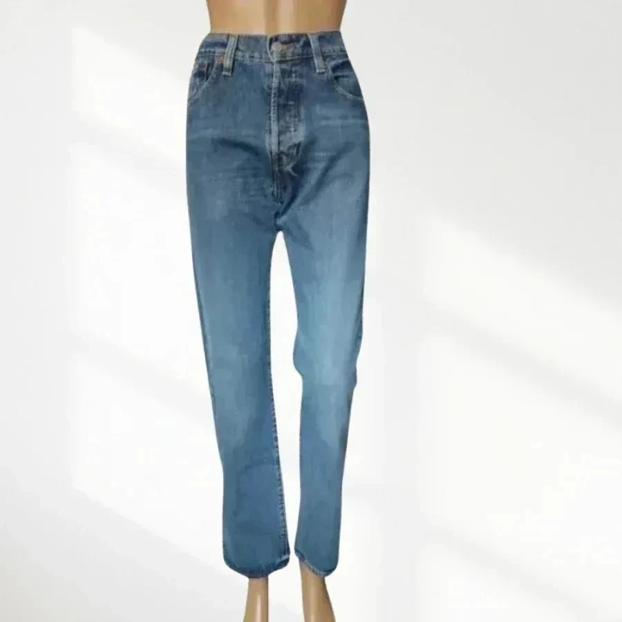 Levi's 501 - rechte pasvorm - hoge taille - rekbaar - nieuwstaat w29 L32 – photo 2